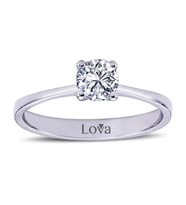 Lova H Renk 0,50 Karat Pırlanta Tektaş Yüzük - 1030068