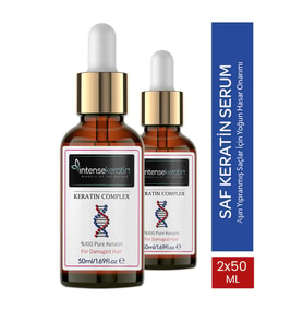 Saf Keratin Serum 50 ml x 2 - Patentli Formül Pure Keratin Complex Serum