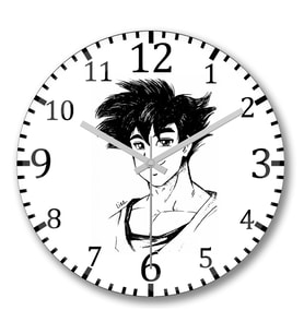 Goku Super Dragon Ball Duvar Saati Bombeli Gercek Cam
