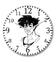 Goku Super Dragon Ball Duvar Saati Bombeli Gercek Cam