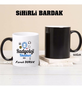 Radyoloji Teknikeri Kupa Bardağı Sihirli (Beyaz)