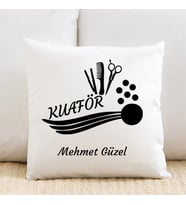 Kuaförlere Özel İsimli Yastık