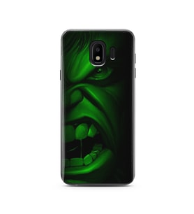 Hulk Tasarım Süper Şeffaf Silikon Telefon Kılıfı Samsung J4 (2018)