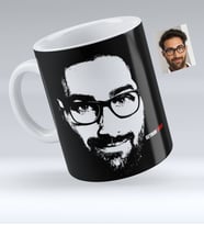 BK Gift Kişiye Özel Silüet Kupa Bardak  1