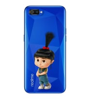 Agnes Tasarımlı Süper Şeffaf Silikon Telefon Kılıfı Oppo Realmi C2
