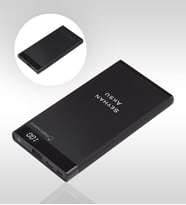 BK Gift Kişiye Özel PB-157 Siyah Powerbank 5000 mAh Lityum Pil Hızlı Şarj