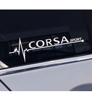 Opel Corsa Yan Cam Sticker Oto Kapı Çıkartma 20cmx7cm