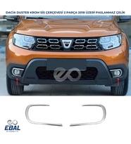 Dacia Duster Krom Sis Farı Çerçevesi 2 Prç. 2018-2024