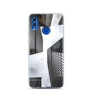 Bina Tasarımlı Süper Şeffaf Silikon Telefon Kılıfı Huawei Honor 10 Lite