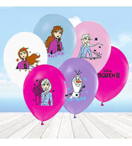 Frozen II Balon - 6 Adet (STD)