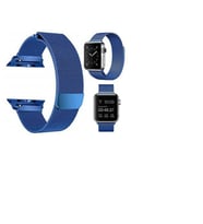 Apple Watch Metal Hasır Kordon 38-40mm (Mavi)