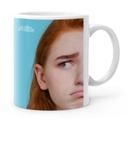 BK Gift Kişiye Özel Face Mug Beyaz Kupa Bardak  1