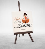 BK Gift Kişiye Özel Mesleki Yönetici Asistanı Şovaleli Doğal Taş