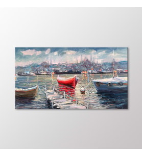 Arty Tablo Tekneler ve İstanbul Tablo (Karışık)