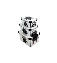 Style Box Meow 3 Parça Set Dekoratif Saklama Kutusu
