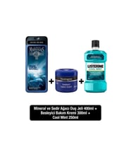 Neutrogena Besleyici Bakım 300 ml+Listerine Cool Mint 250ml+Le Petit Marseillais Mineral Sedir 400ml