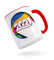 BK Gift Kişiye Özel 2024 Mutlu Yıllar Kırmızı Kupa Bardak-10