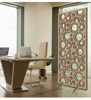 Liar Ahşap Seperatör (Paravan) - KSP50 - (85 x 210 cm) - (18 mm) (Renksiz)