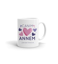 Anneler Günü Canım Annem İsme Özel Kupa (Beyaz)