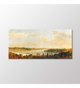 Arty Tablo İstanbul Panoraması Tablo (Karışık)