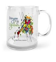 BK Gift Kişiye Özel Dünyanın En İyi Öğretmeni Cam Kupa Bardak  27
