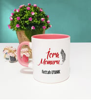 İcra Memuru Kupa Bardak Pembe