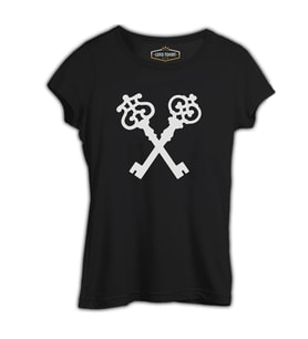 Woodkid - Keys Siyah Kadın Tshirt