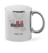 BK Gift Kişiye Özel Mesleki Arge Mühendisi Krom Kupa Bardak  1