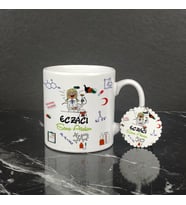 Eczacı Kupa Bardak ve Anahtarlık Set 004