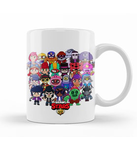 Brawl Stars Starları Kupa Bardak Porselen