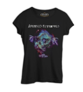 Avenged Sevenfold - Stage Stardust Siyah Kadın Tshirt