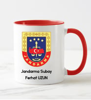 Jandarma Subay Kupa Bardağı Kırmızı