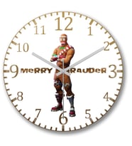 Fortnite Merry Marauder  Duvar Saati Bombeli Gercek Cam---Ücretsi