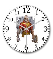 Deathlok Duvar Saati Bombeli Gercek Cam