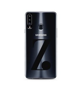 Samsung A20s Harf Tasarımlı Telefon Kılıfı Z-Harfi 