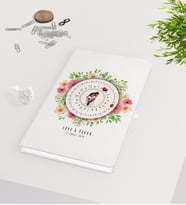 BK Gift Kişiye Özel Sevgililer Günü Fotoğraflı Sonsuz Takvimli Beyaz Defter-1