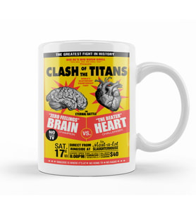Fight Clash of TheTitans Kupa Bardak Porselen