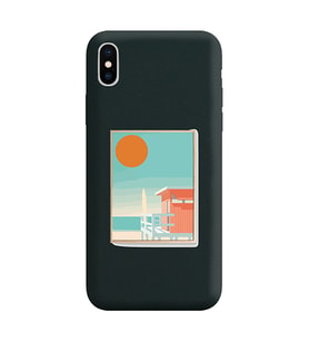 Siyah Lansman Telefon Kılıfı Iphone X