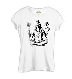 Yoga - Çakra Beyaz Kadın Tshirt