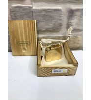 Promise Marka Muhtar Çakmağı Benzinli Sarı Gold Kişiye Özel Çakmak