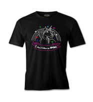Unicorn - I Don't Believe in Humans Siyah Erkek Tshirt