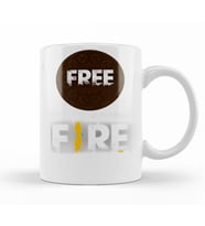 Free Fire Bolacha Verde Kupa Bardak Porselen
