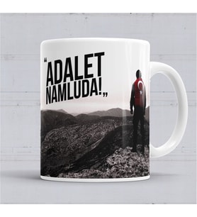 Ayyıldız Adalet Namluda Kupa Bardak Porselen