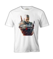 The Witcher - Wild Hunt III Beyaz Erkek Tshirt