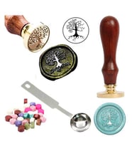 Mektup Damga Mühürü Tree Of Life + 30 Mühür Mumu + Eritme Kaşığı