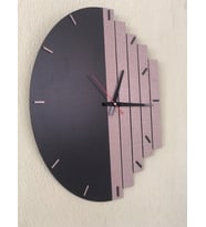 Modern Dekoratif Ahşap Duvar Saati