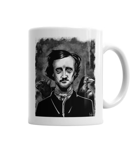 Nevermore  Edgar Allan Poe Kupa Bardak Porselen