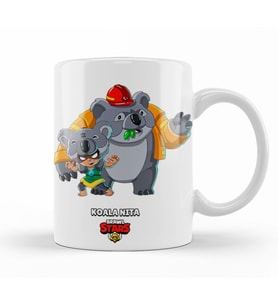 Brawl Stars Koala Nıta Kupa Bardak Porselen