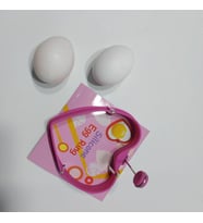 Acar 2'li Silikon Kalpli Yumurta Kalıbı 6 Farklı Renk (Fuşya)