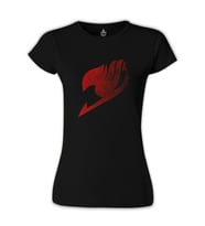 Fairy Tail - Logo 2 Siyah Bayan Tshirt